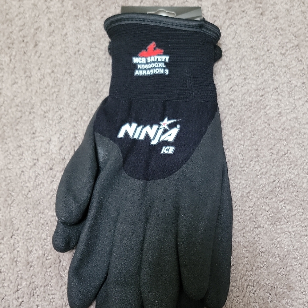 Ninja Ice Protective Black Gloves 2pk